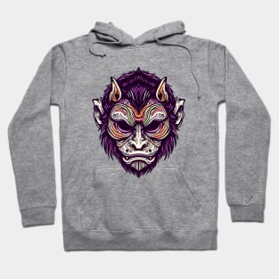 Japanese Monkey Mask Hoodie